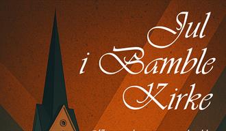 plakat til "Jul i Bamble Kirke"