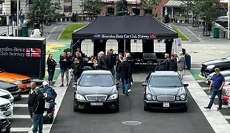 Sommertreff Mercedes-Benz Car Club i Notodden