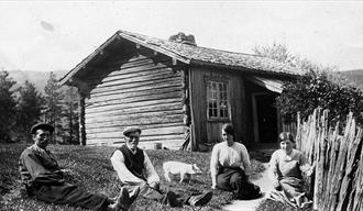 Foto frå utstillinga Husmannsplassar i Kviteseid på Kviteseid bygdetun.
