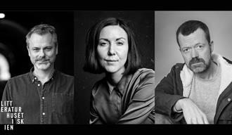 plakat til "Literaturhuset i Skien"