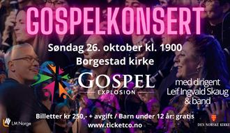 plakat til "Gospelkonsert"