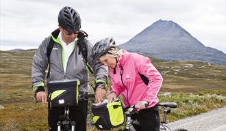 Det er lett å finne frem langs Kraftvegen på Hardangervidda