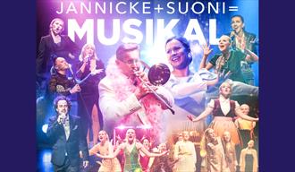 plakat til "Jannicke + Suoni = Musikal"