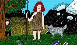 bilde av Steinalderjenta"