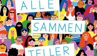 Forsiden av boka "Alle sammen teller" av Kristin Roskifte