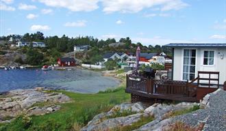 Kjønnøya camping i Bamble kommune.