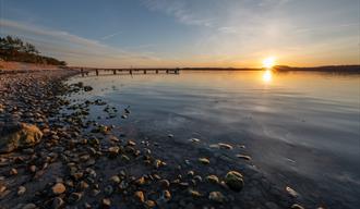 Rullesteinstrand på Jomfruland
