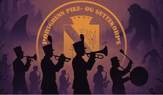 plakat til "Porsgrunn Pike- og Guttekorps"