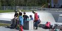 barn på Porsgrunn skatepark