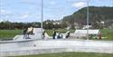 barn på Porsgrunn skatepark