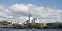 Langøytangen fyr på Langøya i Bamble