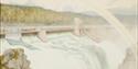 Theodor Kittelsen - "Dammen på Kloumannsjøen"