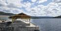 HEDDALSVANNET: Kommunebrygga på Notodden i våre dager. Det hender at MS Telemarken legger til ved kommunebrygga for bestilte turer. Ellers er ikke brygga i bruk.