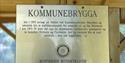 SKILT: Kommunebrygga på Notodden ble bygd lenge før Notodden ble by (1913).
