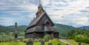 Stavkirke. Stave church. Eidsborg stavkyrkje, Vest-Telemark museum.