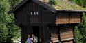 Loftet på Øyfjell bygdemuseum.