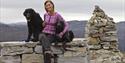Mange fine rasteplasser på Hardangervidda. Dette er tatt på toppen av Solstien