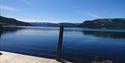 view of the water in Hamaren activity park in Fyresdal