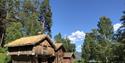 Kviteseid bygdetun med loft og bur, Vest-Telemark museum.