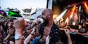Artist som synger på konsert på Wrightegaarden