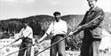 Lensekarar 1955 fv Sverre Syftestad Gunnar Midtbøen Toralf Midtbøen