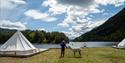 Glampingtelt på Busnes Alpakka Glamping