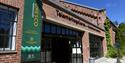 Inngang til Verdensarvsenter i Notodden