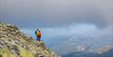 par på tur opp til Gaustatoppen