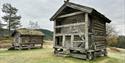 Stålekleivloftet og Ljosdalsburet på Vest-Telemark museum Eidsborg.