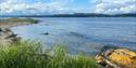 Strand på Langøya i Bamble