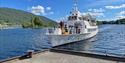MS Telemarken legger til ved brygga