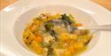 Grønnsakssuppe med tang