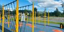 lekeplassen på Nesøya Aktivitetspark i Notodden