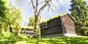 friluftsmuseum med gamle hus i Brekkeparken