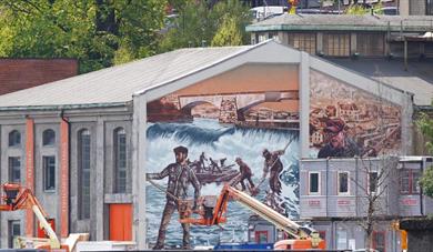 Kunstvegg på Spriten Kunsthall