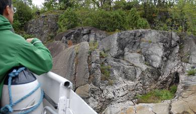 Geoparken på Løvøya i Porsgrunn kommune