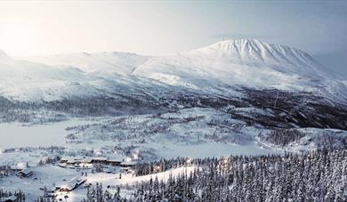 Gaustatoppen om vinteren