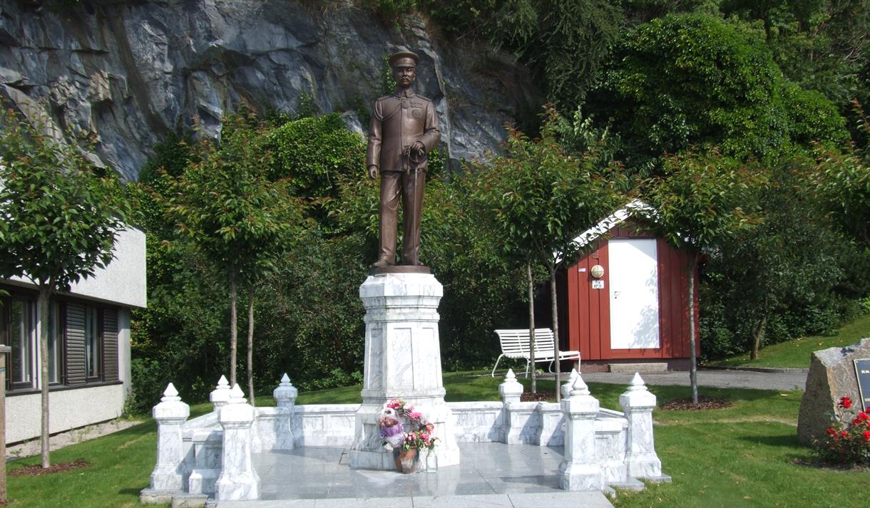 Kong Chulalongkor statue i Brevik