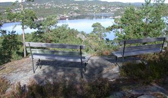 Utsikt fra Bergløypa