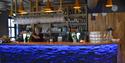 Baren og interiøret på EYDE Bar & Restaurant i Notodden. Foto