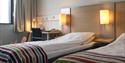 2 separate senger på et av rommene på Bø Hotell