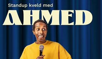 plakat "Stand up kveld med Ahmed"