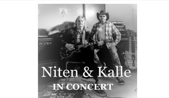 plakat "Niten og Kalle i concert"