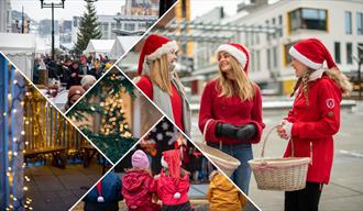Hva skjer i Skien - Julemarked på Handelstorget.
