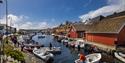Innerst i Blindtarmen i Kragerø med båter