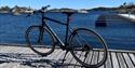 Sykkel på brygga på Skåtøy
