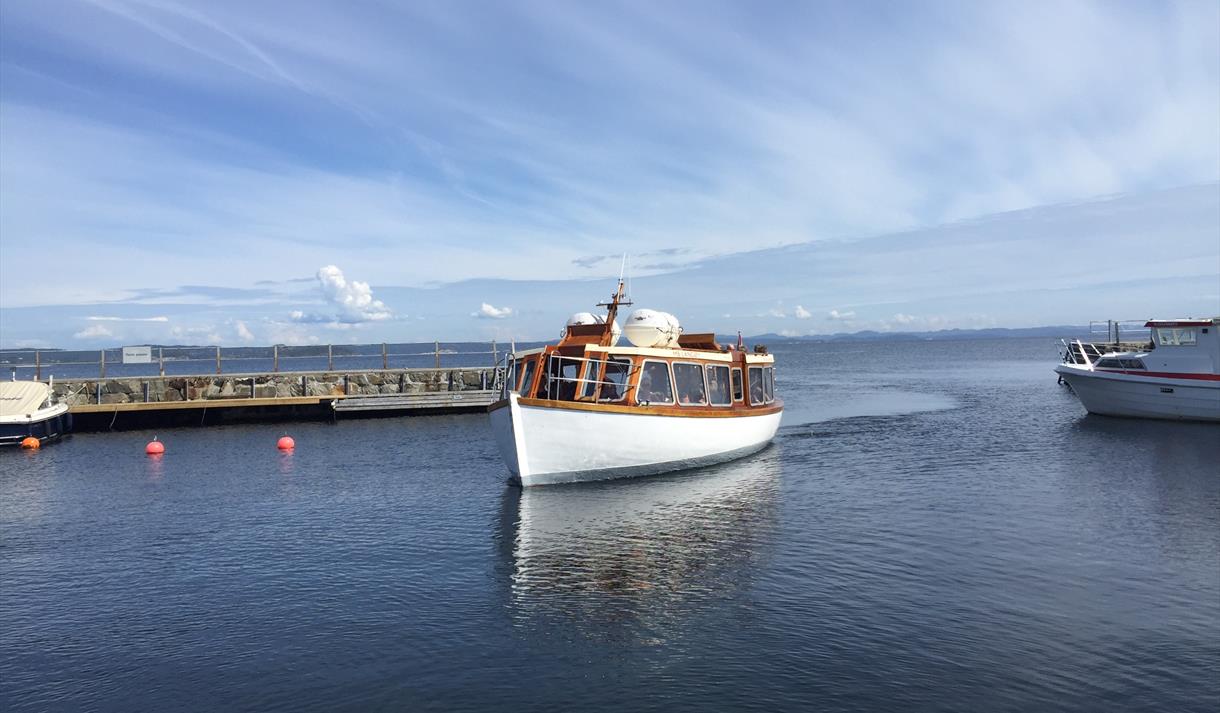 Gaven båt hos Kragerø sportell